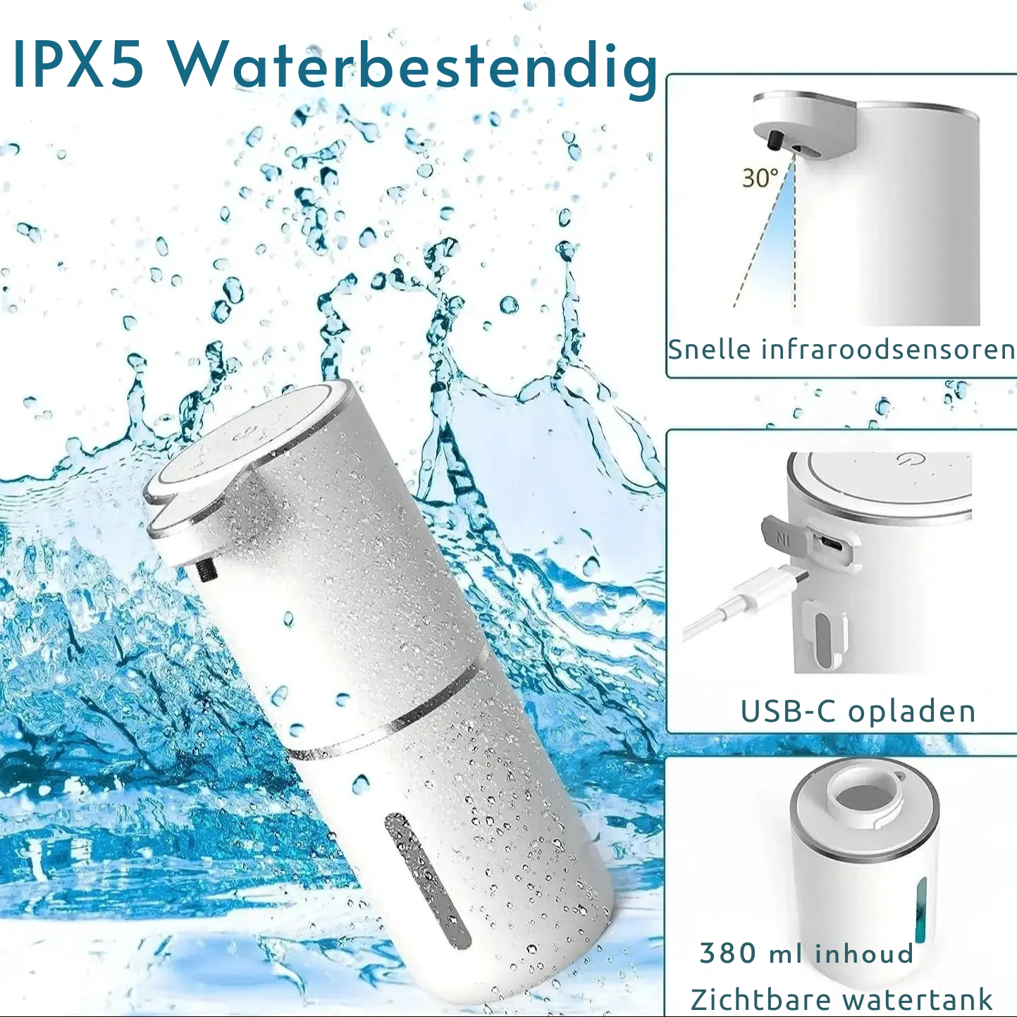 Touchless Luxe Zeepdispenser 🧼
