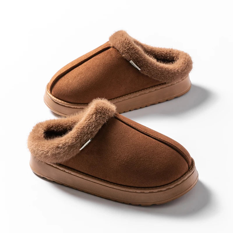 Fluffy Winter Slippers - Warme, Antislip Dames & Unisex