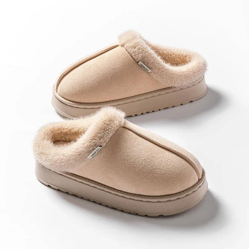 Fluffy Winter Slippers - Warme, Antislip Dames & Unisex