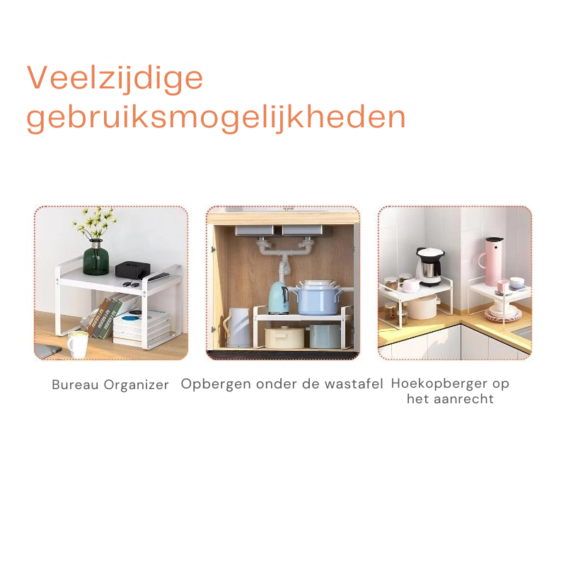 Uitschuifbaar Keukenrek