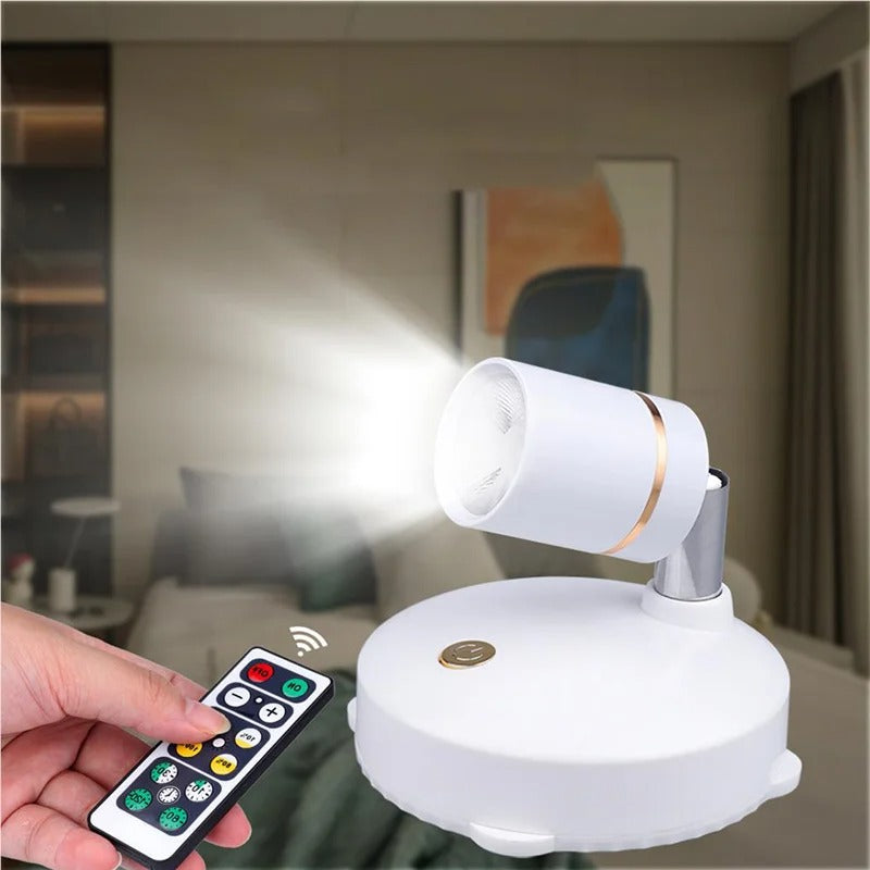 BrightGlow™️ - Draadloze LED-spot met Smart Light!