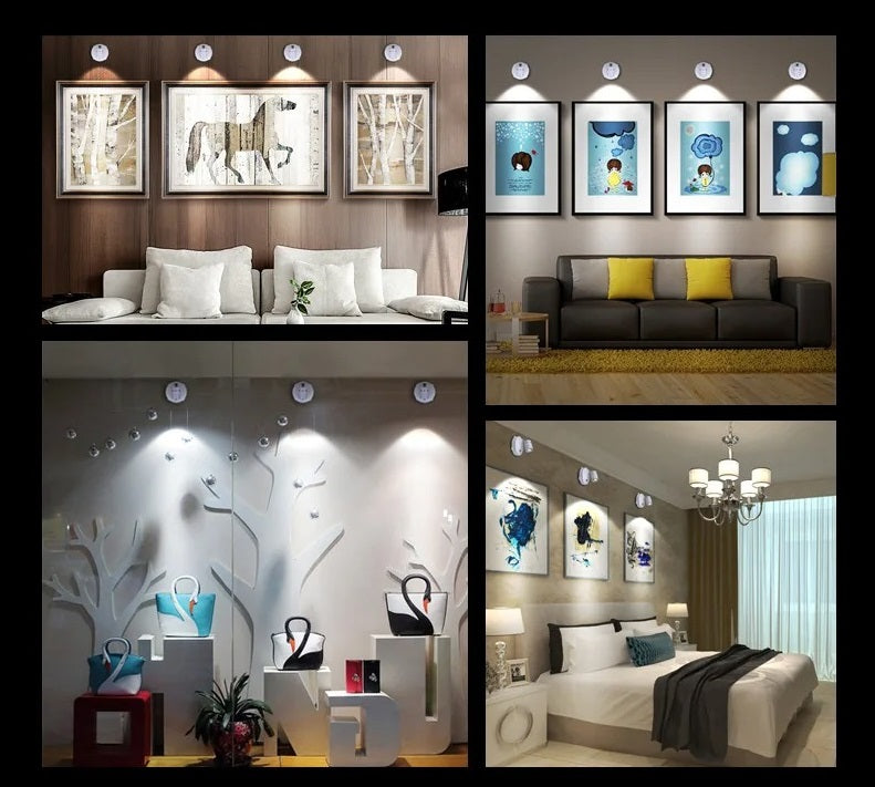 BrightGlow™️ - Draadloze LED-spot met Smart Light!