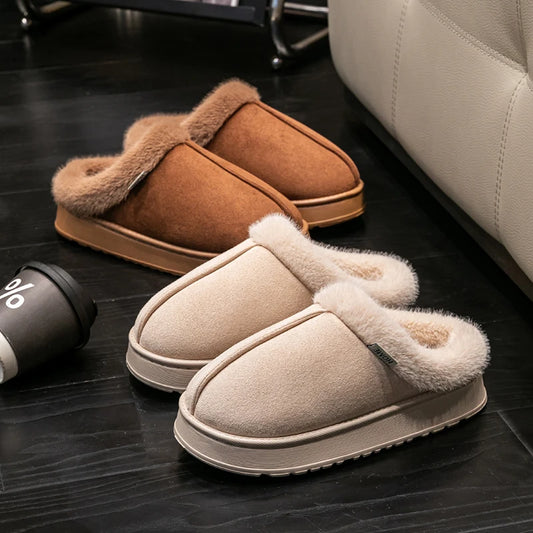 Fluffy Winter Slippers - Warme, Antislip Dames & Unisex