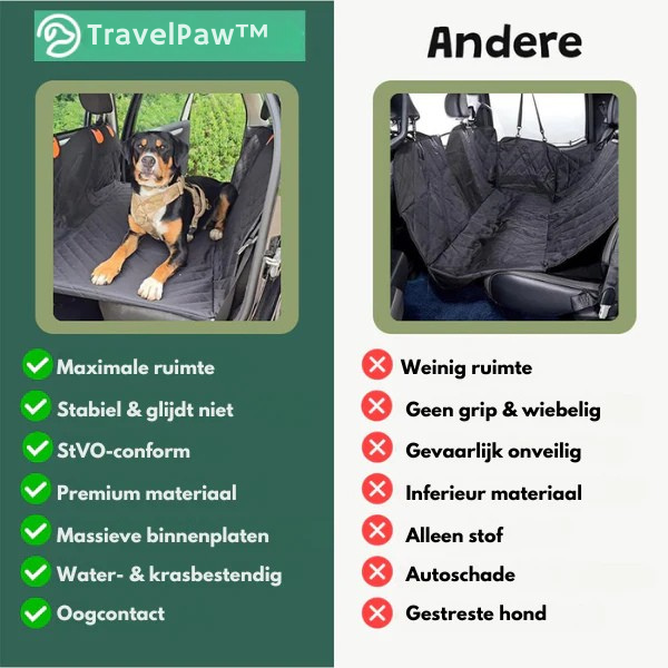 TravelPaw™ | Antislip Hondenmat voor in de Auto